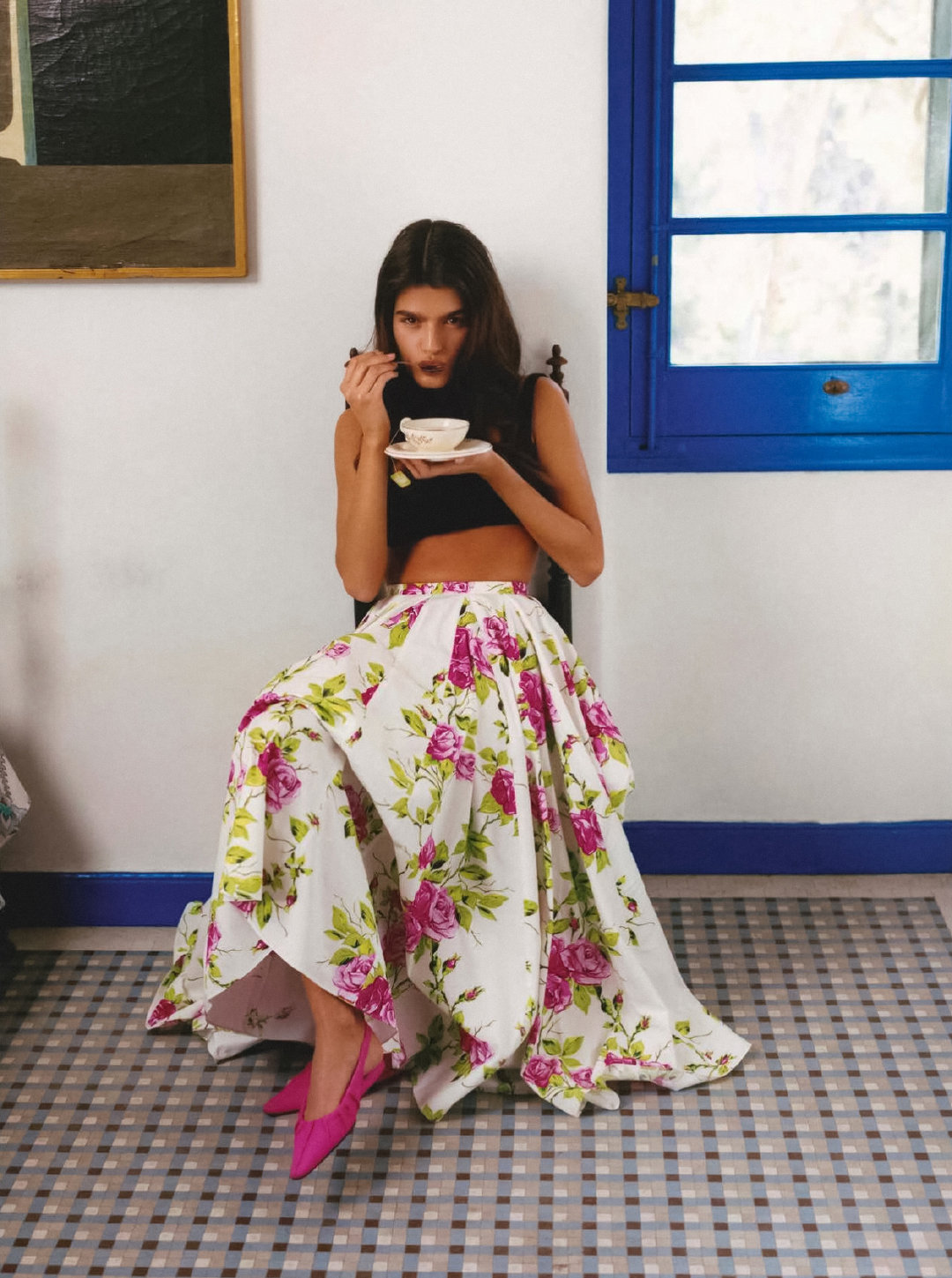 浓郁，风情，色彩 Vogue España February 2022 Photography Santi De Hita Styling Marta Bajo Model Paula Anguera ​​​