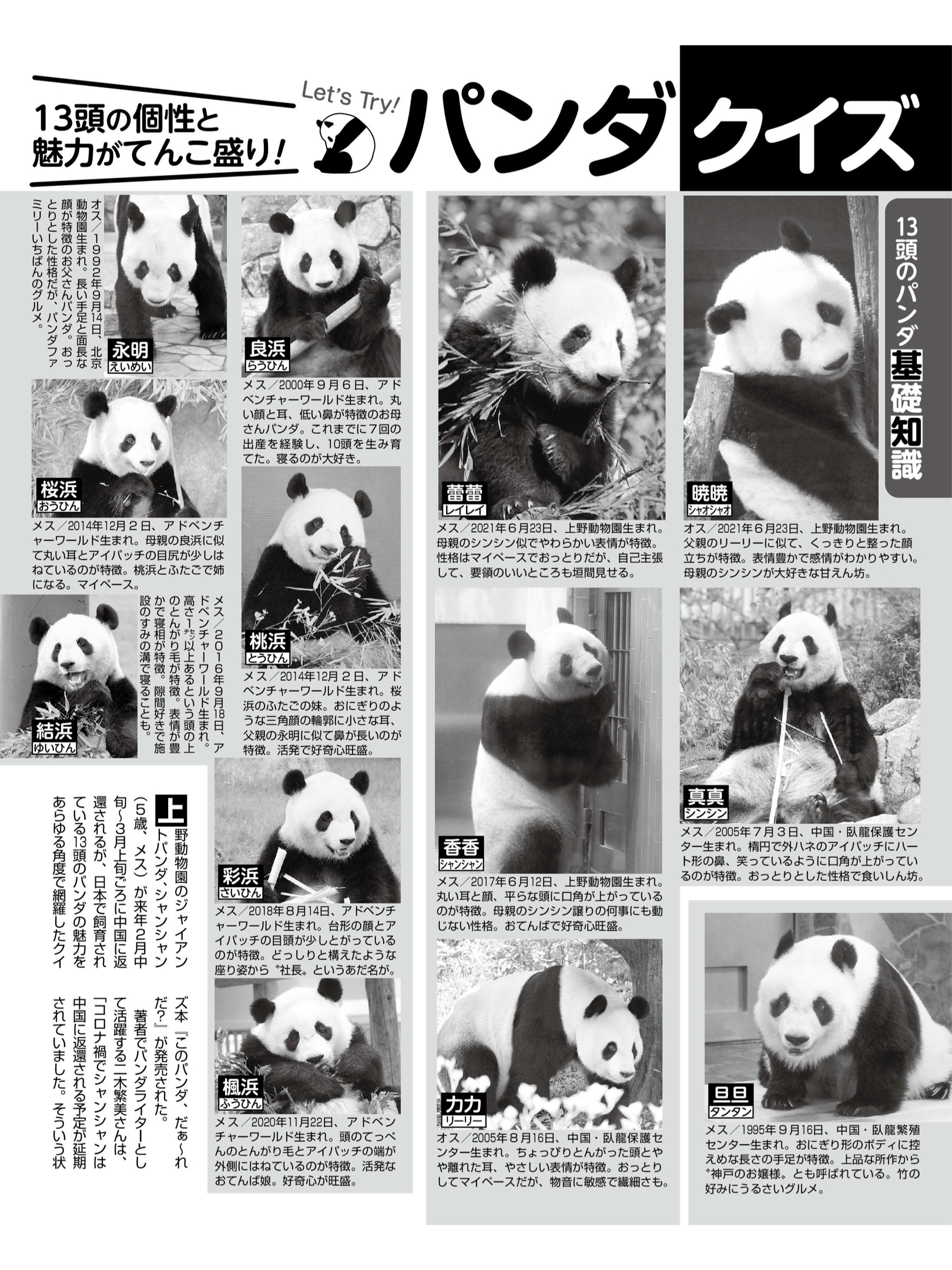 熊猫 週刊女性2022年12月20日号 - itotii