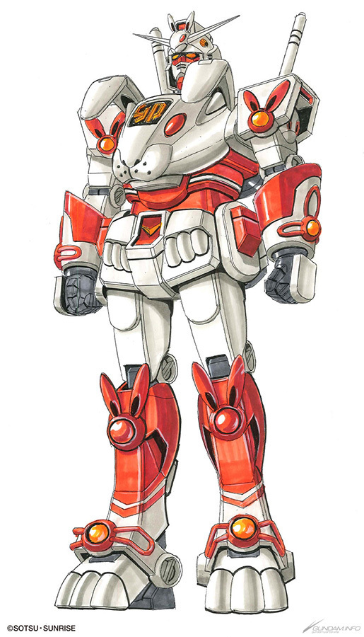 万代推兔年造型《机动战士钢弹》充满动物感设计！红白涂装超喜气！