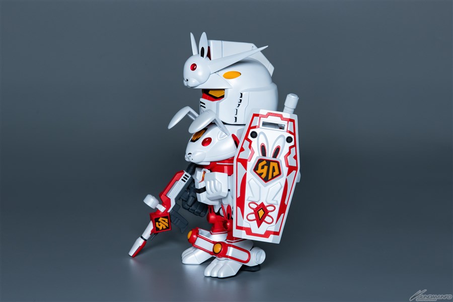 万代推兔年造型《机动战士钢弹》充满动物感设计！红白涂装超喜气！